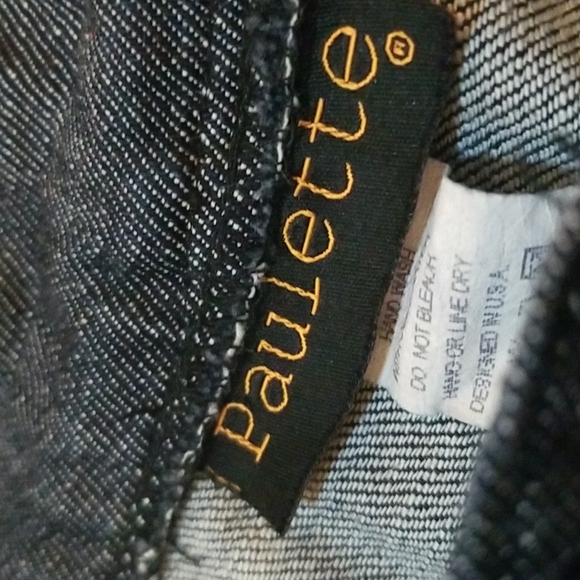 Paulette Womens Blue Jean Shorts - Picture 5 of 11